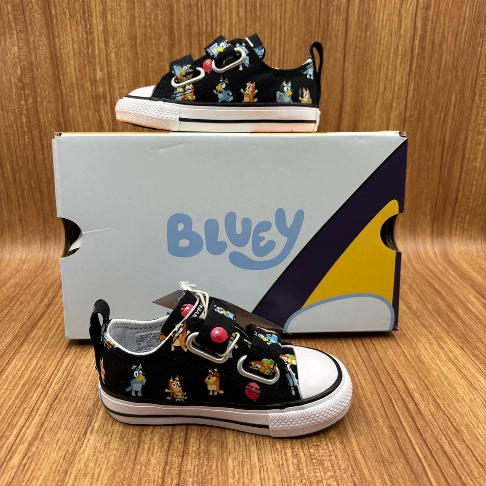 Converse X Disney Bluey Sneakers Infant Size 5 Black New Chuck Taylor All Star